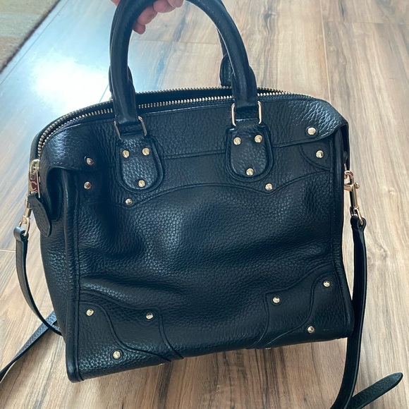 Black Studded Coach Women's Bag - Picture 8 of 10